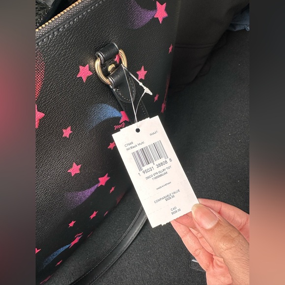 Coach gallery tote Disco star print. Brand new with tags. - Picture 7 of 11